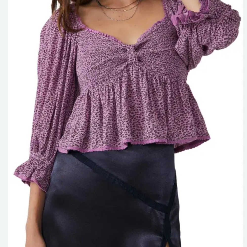 Free people Purple Women's Top